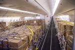 Cargo in Air Canada plane